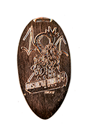 DR0178 60th 1985-1994 Fantasmic Dragon pressed penny.