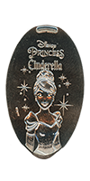 DR0193N Disney Princess Cinderella pressed penny.