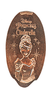 DR0193P Disney Princess Cinderella pressed penny.