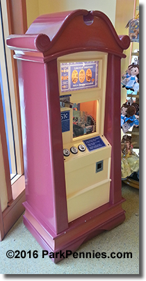 Downtown Disney Decades Pressed Penny Machine DR0183-185 on July 1, 2016