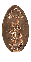 Elongated Coin style Magical Coin Souvenir from Hong Kong Disneyland.