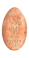 Picture of Model-01 Mickey Mouse Hong Kong Disneyland Magical Coin Pressed Penny Machine Guide No. HKDL0901.