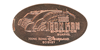 Hong Kong Disneyland Iron Man Iron Wing pressed coin  HKDL1703 