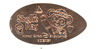  Shellie May Waving Hong Kong Disneyland Magical Coin Pressed Penny Machine Guide No. HKDL1704