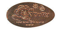 Duffy the Disney Bear Hong Kong Disneyland Magical Coin Pressed Penny Machine Guide No. HKDL1706 