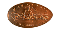 Wasp Logo, Hong Kong Disneyland Magical Coin pressed penny.