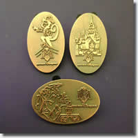 Hong Kong Disneyland pressed penny pins 6/1/2013