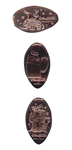 HKDL2604-6 coins were located inside City Hall. Featuring Up, Baymax, sulley and Mike. August 18, 2026. Images courtesy of Alex L. in Hong Kong.