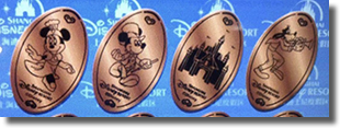 New Shanghai Disneyland Resort pressed coins November 8, 2018.