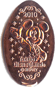 Mickey Mouse 2010 pressed penny