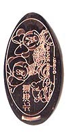 Sapporo Stellar Place Mickey and Minnie Mouse Pressed Penny