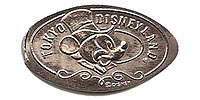 Top Hat Mickey Tokyo Disneyland Pressed Penny Picture