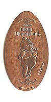 2003 TOKYO DISNEYLAND ® Pooh Tokyo Disneyland Pressed Penny Picture