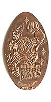ASTRO BLASTERS, Buzz Tokyo Disneyland Pressed Penny or Nickel souvenir medal