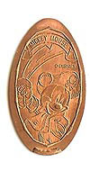 Pirate Mickey Mouse Type II  Tokyo Disneyland Pressed Penny or Nickel souvenir medal