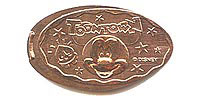 TOONTOWN, Mickey Mouse Tokyo Disneyland Pressed Penny or Nickel souvenir medal