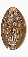 005, Cinderella Tokyo Disneyland Pressed Penny or Nickel souvenir medal