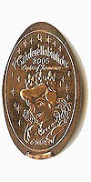 CINDERELLABRATION 2005  Tokyo Disneyland Pressed Penny or Nickel souvenir medal