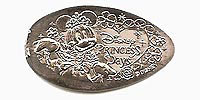 DISNEY PRINCESS DAYS  Tokyo Disneyland Pressed Penny or Nickel souvenir medal