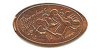 STEAMBOAT WILLIE Tokyo Disneyland Pressed Penny or Nickel souvenir medal