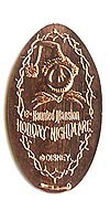 Jack Skellington, THE HAUNTED MANSION HOLIDAY NIGHTMARE Tokyo Disneyland Pressed Penny or Nickel souvenir medal