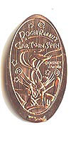 ROGER RABBIT, CARTOON SPIN Tokyo Disneyland Pressed Penny or Nickel souvenir medal