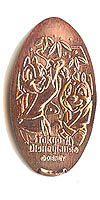 Kimono Chip ’n Dale Tokyo Disneyland Pressed Penny or Nickel souvenir medal