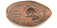 Click to zoom this Tokyo Disneyland 2007 MARCH Pressed Penny or Nickel souvenir medal