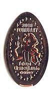Click to zoom this Tokyo Disneyland Pressed Penny or Nickel souvenir medal