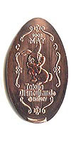 TDL0851 Tokyo Disneyland Coin of the Month, machine number 2