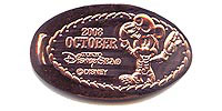 Tokyo DisneySea pressed penny of the month, October.
