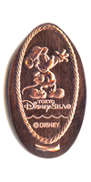 Tokyo DisneySea Mickey pressed penny