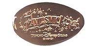 Tokyo DisneySea pressed penny of the month