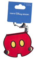 Pressed penny or medal mini file style holder, Mickey pants!