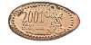 Tokyo Disneyland pressed penny picture.