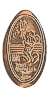 Tokyo Disneyland pressed penny picture.