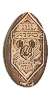 Tokyo Disneyland pressed penny picture.