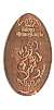 Tokyo Disneyland pressed penny picture.