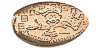 Tokyo Disneyland pressed penny picture.