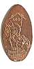 Tokyo Disneyland pressed penny picture.