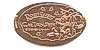 Tokyo Disneyland pressed penny picture.