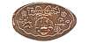 Tokyo Disneyland pressed penny picture.