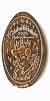 Tokyo Disneyland pressed penny picture.
