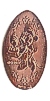 Tokyo Disneyland pressed penny picture.