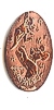 Tokyo Disneyland pressed penny picture.