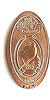 Tokyo Disneyland pressed penny picture.