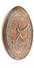 Tokyo Disneyland pressed penny picture.