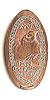 Tokyo Disneyland pressed penny picture.