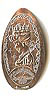 Tokyo Disneyland pressed penny picture.