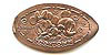 Tokyo Disneyland pressed penny picture.